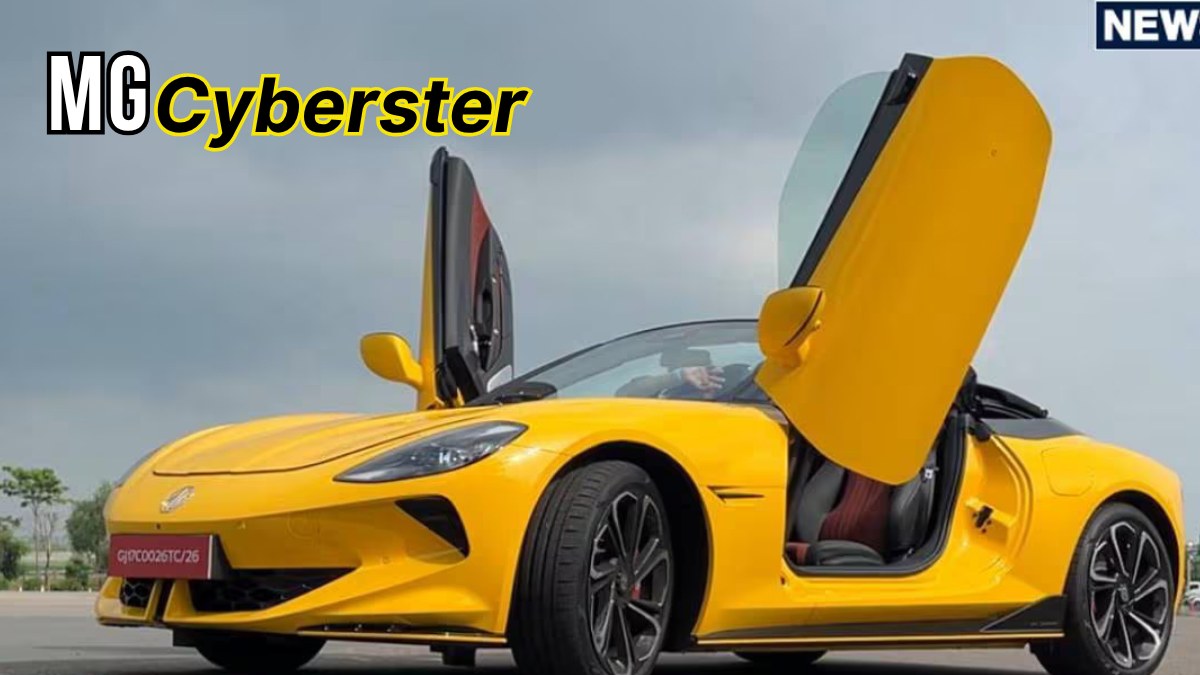 MG Cyberster Makes a Bold Entry into India’s EV Sports Car Segment
