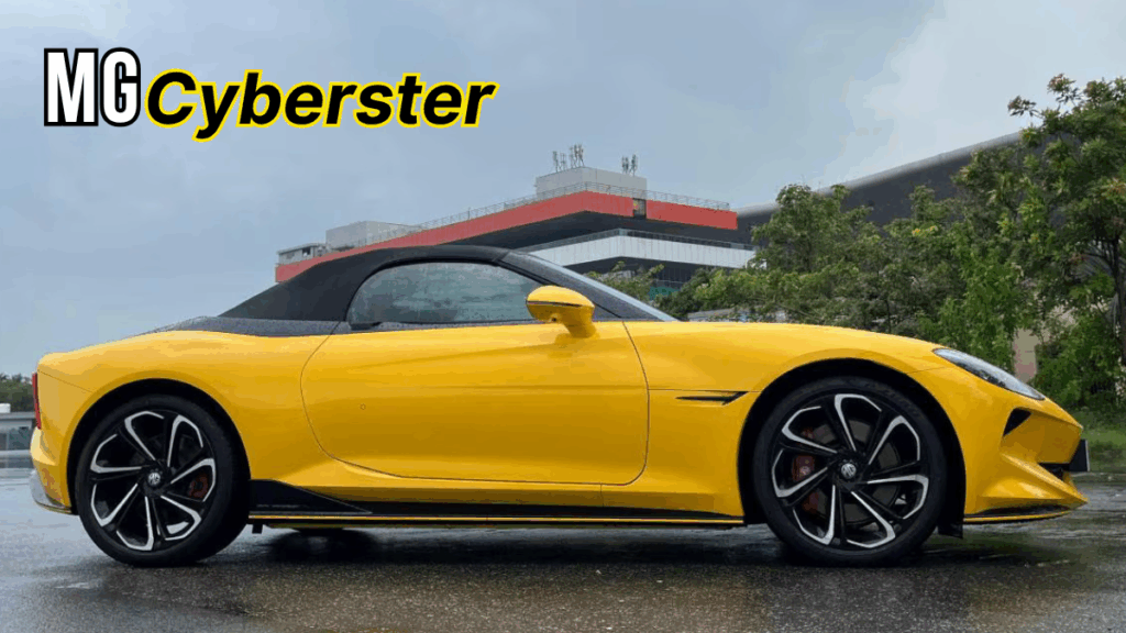 MG Cyberster Makes a Bold Entry into India’s EV Sports Car Segment