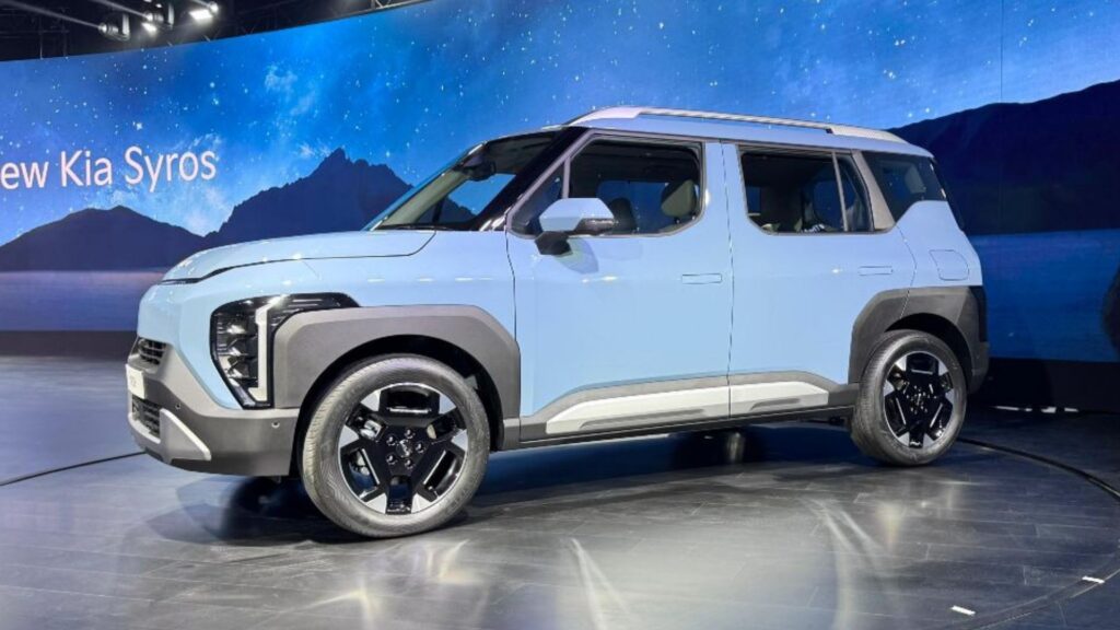 Kia Syros EV Spotted Testing in India: A Sneak Peek into Kia's Upcoming Electric SUV