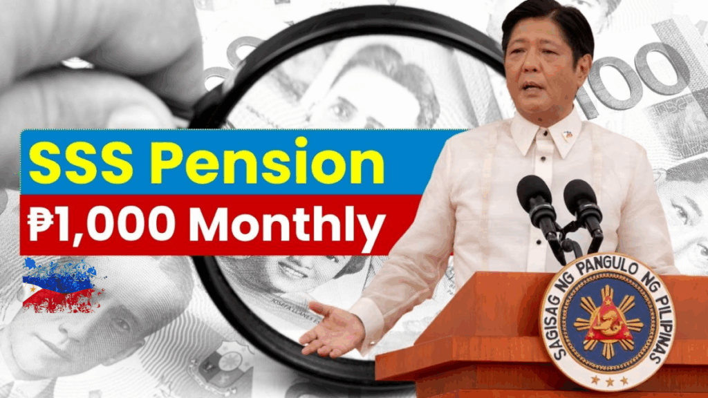 ₱1,000 Pension Increase by SSS from September 2025