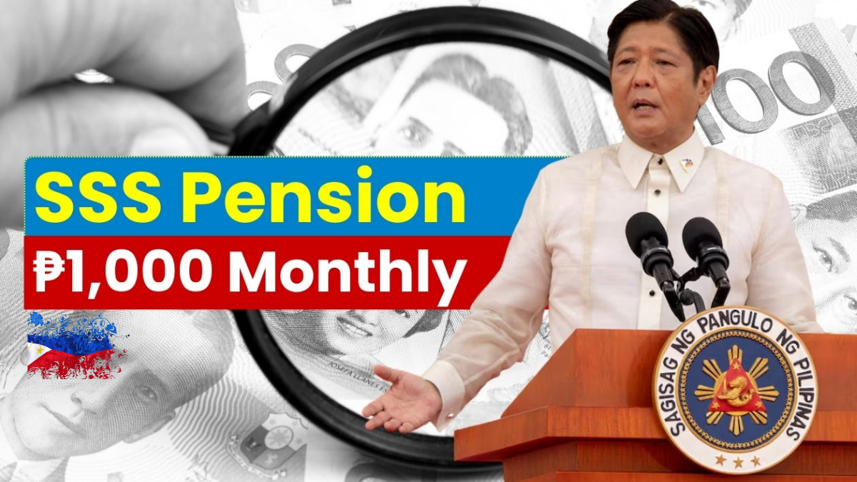 ₱1,000 Pension Increase by SSS from September 2025