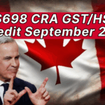$698 CRA GST/HST Credit September 2025
