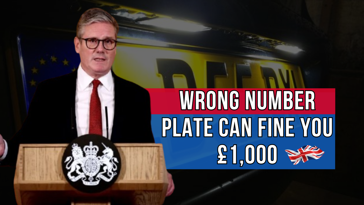 New DVLA Rule 2025 – Number Plate Mistake May Cost Drivers £1,000