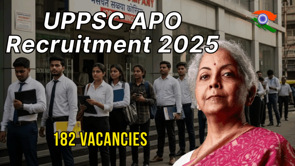 UPPSC APO Recruitment 2025: Notification Out for 182 Vacancies, Online Application Starts 16 September