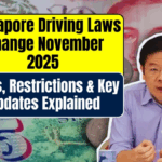 Singapore Driving Laws Change November 2025
