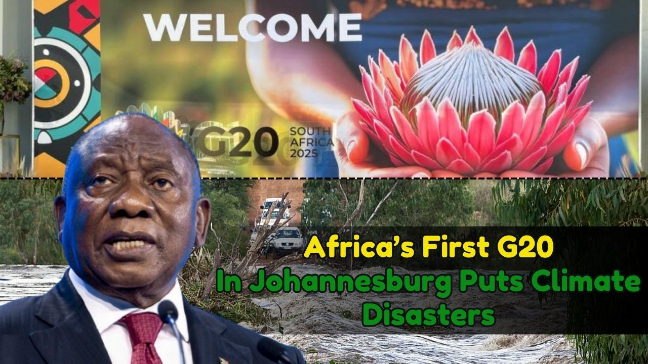 Africa Hosts Its First G20 Summit And Calls For Stronger Global Action On Climate Disasters