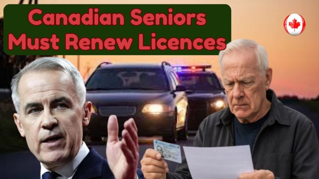 New Canadian Driving Law 2025: Seniors Must Renew Licences Before 20 November