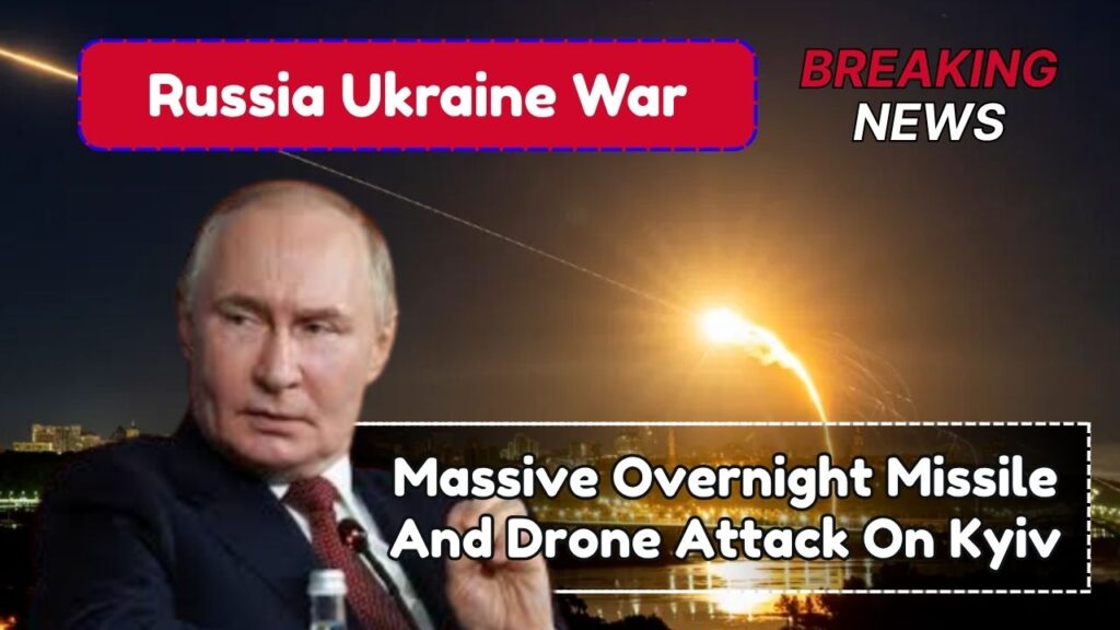 Russia Ukraine War: Massive Overnight Missile And Drone Attack On Kyiv