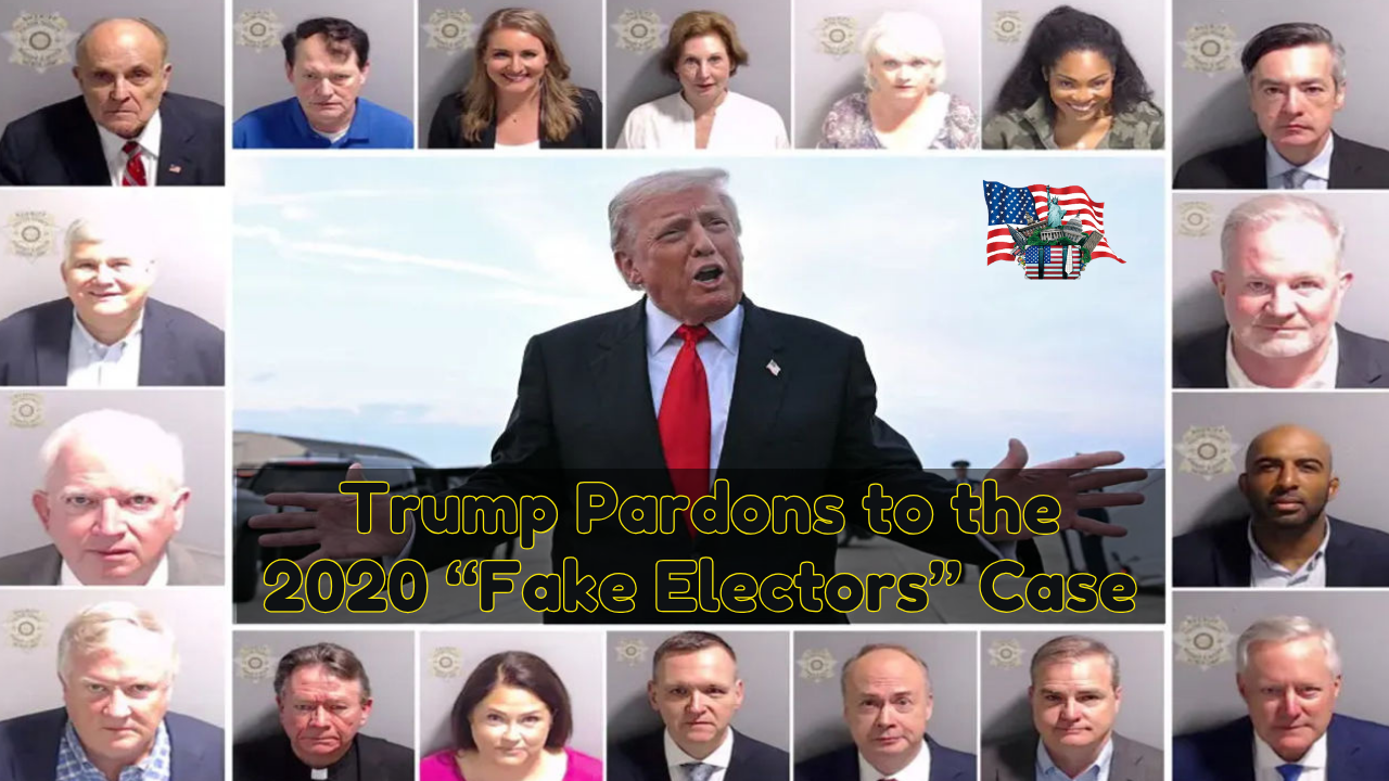 Trump Pardons Giuliani, Powell, Chesebro, Meadows and Others Linked to the 2020 “Fake Electors” Case