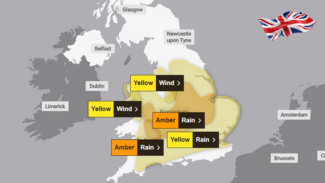 UK Weather Update: Flood Warnings And Travel Alerts Issued As Storm Claudia Hits