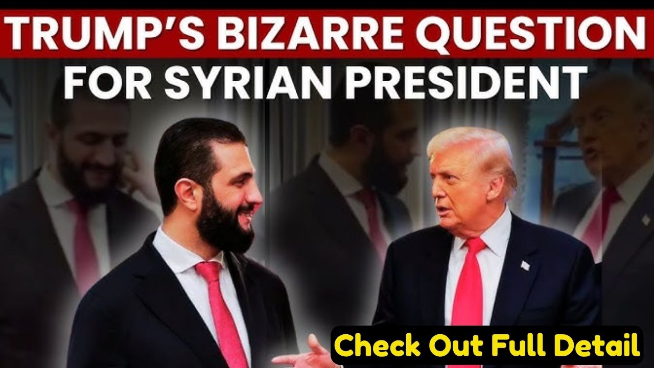 White House Viral Moment: Trump Jokes With Syrian President Sharaa About Wives
